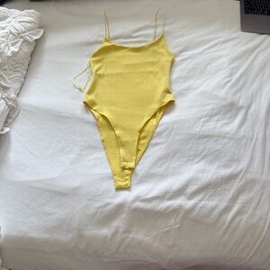 Zara Yellow Camisole Bodysuit
